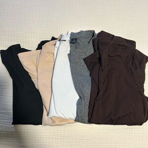 Maternity Long Sleeve T Shirts (set of 5)